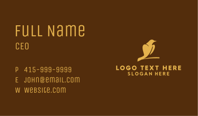 Yellow Pigeon Pet Shop  Business Card Image Preview