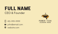 Fox Coffee Cup  Business Card Image Preview
