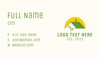 Organic Farm House  Business Card Image Preview
