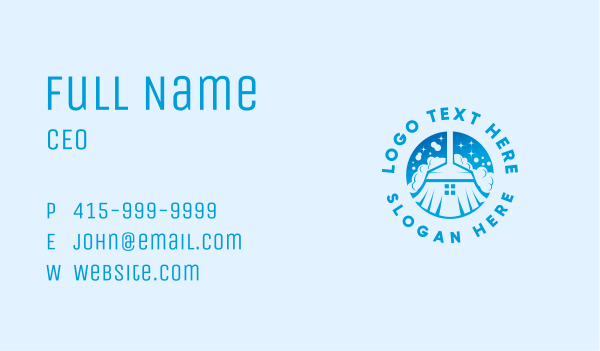 Home Broom  Housekeeper Business Card Design Image Preview