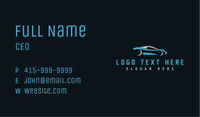 Automotive Car Show Business Card Image Preview