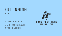 Wild Wolf Character Business Card Image Preview