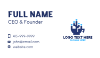 Tech Coffee Cup Business Card Image Preview