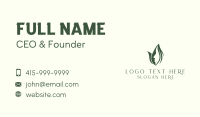Organic Spa Skincare Business Card Image Preview