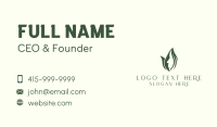 Organic Spa Skincare Business Card Image Preview
