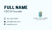 Poseidon Mascot  Business Card Design