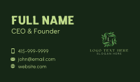Leaf Wave Wellness Business Card Image Preview