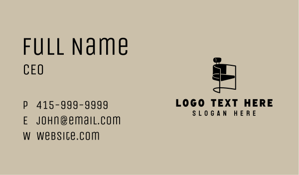 Furniture Chair Decor Business Card Design Image Preview