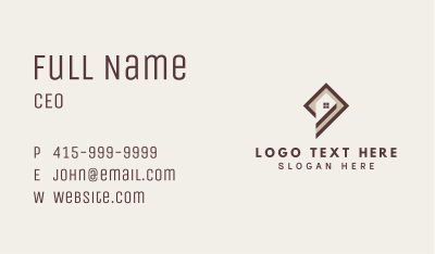 House Floor Tiling Business Card Image Preview