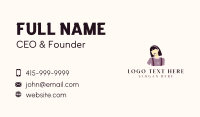 Female Fashion Couture Business Card Preview