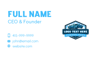 Automobile Bubble Detailing Business Card Preview