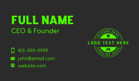 Green Gaming Skull Business Card Image Preview