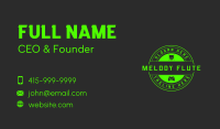 Green Gaming Skull Business Card Image Preview