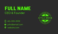 Green Gaming Skull Business Card Image Preview