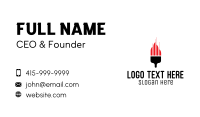 Painter Brush Hardware  Business Card Design