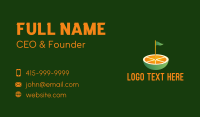 Orange Golf Course  Business Card Image Preview