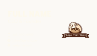 Rustic Bread Baker Toque Business Card Image Preview