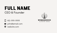 Woman Justice Law Business Card Image Preview