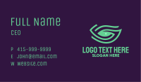 Green Natural Eye Business Card Image Preview