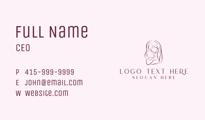 Maternity Parenting Care Business Card Image Preview