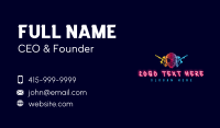 Firing Paintball Mask Business Card Preview