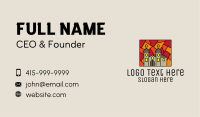 Religious Church Mosaic  Business Card Image Preview