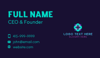 Flower Bloom Petals Business Card Design