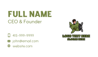 Kiddie Army Plane Business Card Image Preview