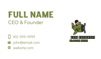 Kiddie Army Plane Business Card Image Preview