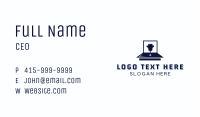 CNC Laser Cutting Machine Business Card Image Preview
