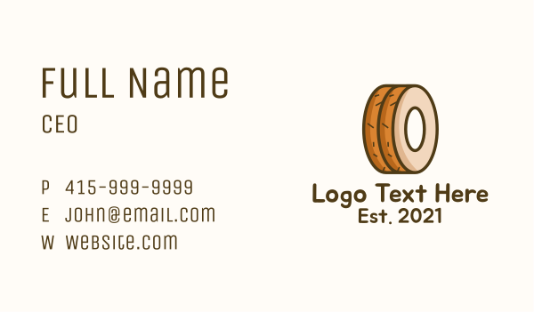 Bagel Donut Bakery Business Card Design Image Preview
