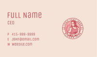 Strong Woman Fitness Business Card Image Preview