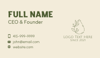 Essential Oil Drop Business Card Image Preview