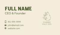 Essential Oil Drop Business Card Image Preview