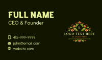 Flower Boutique Florist Business Card Image Preview