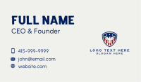 American Eagle Military Shield Business Card Image Preview