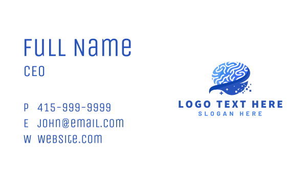 Brain Psychology Mental Health Business Card Design Image Preview