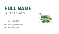 Landscaping Mower Grass Cutting Business Card Image Preview