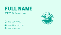 Field Grass Lawn Mower Business Card Image Preview