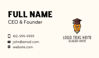 Bulb Graduate Pencil Academic Business Card Image Preview