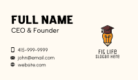 Bulb Graduate Pencil Academic Business Card Image Preview