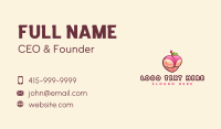 Lingerie Peach Butt Business Card Design