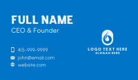 Simple Water Droplet Business Card Preview