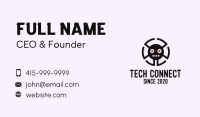 Tech Spider Face Business Card Image Preview