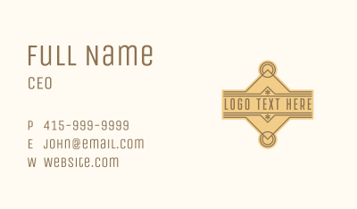 Generic Company Brand Business Card Image Preview