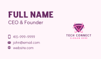 Cybersecurity Tech Shield Business Card Image Preview