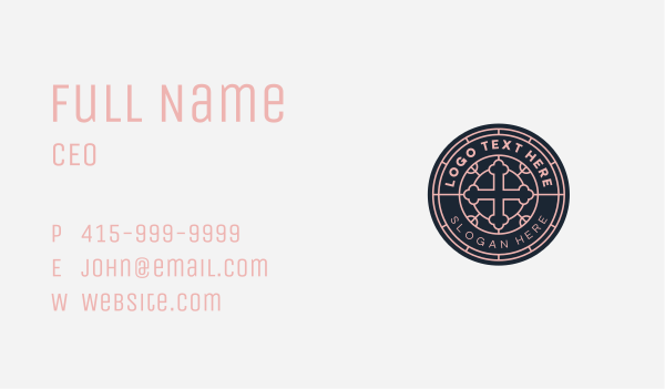 Religious Organization Catholic Business Card Design Image Preview