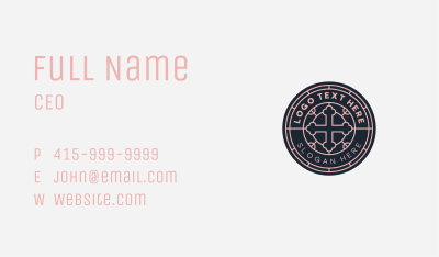 Religious Organization Catholic Business Card Image Preview