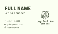 Mayan War Chief Business Card Image Preview