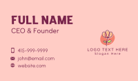 Rose Flower Spa Business Card Design
